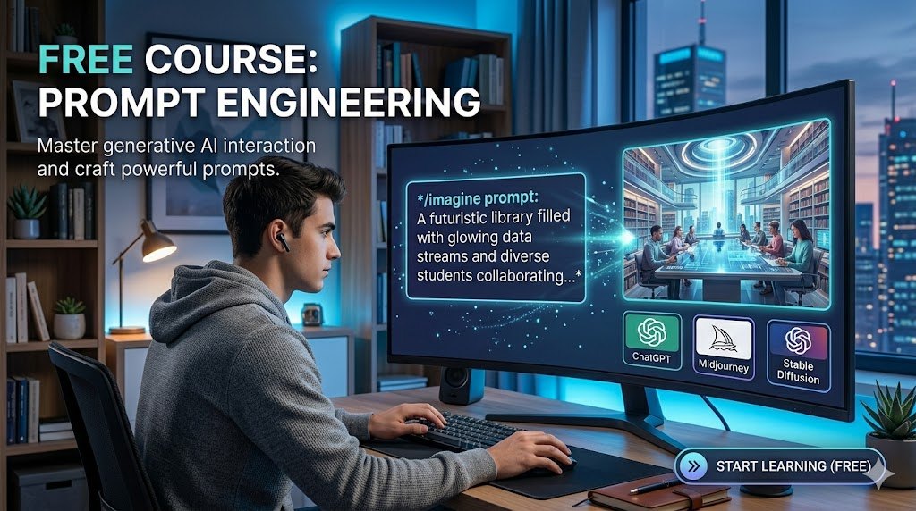 Free course: Prompt Engineering — master generative AI interaction and craft powerful prompts